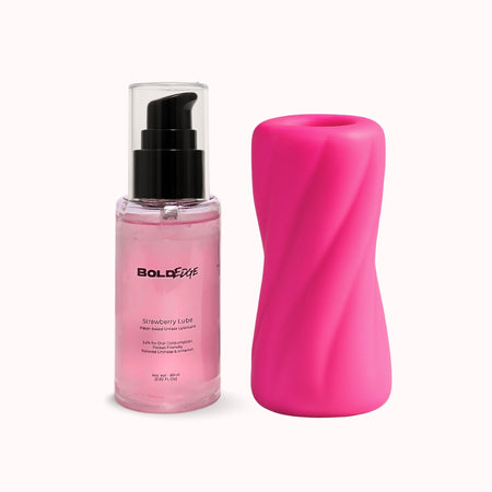 Pink Rattle Dense + Strawberry Lube