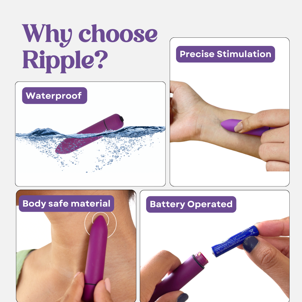Ripple Massager Full Body Massager - Magenta