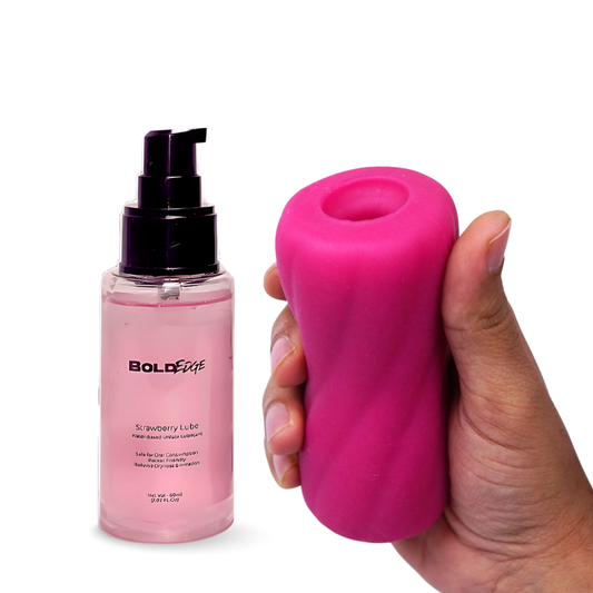 Pink Rattle Dense + Strawberry Lube