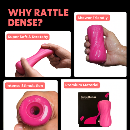 Pink Rattle Dense + Strawberry Lube