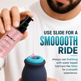 Sukking  With Strawberry Lubricant